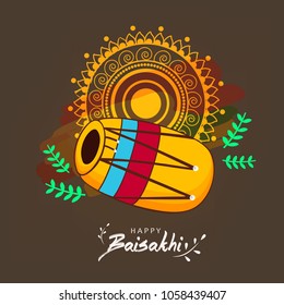 Happy Baisakhi design, Vector Illustration.