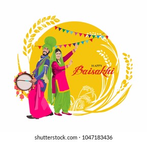 happy baisakhi festival in Punjab, India