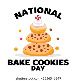 happy bake cookie day with delicious cookies