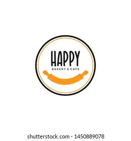 Happy Bakery and Cafe Logo Design