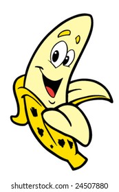 Happy Banana Stock Vector (Royalty Free) 24507880 | Shutterstock