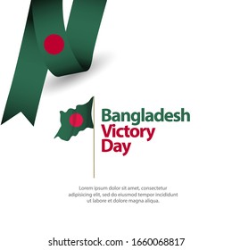 Happy Bangladesh Independence Day Celebration Vector Template Design Illustration