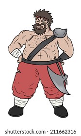 Happy barbarian