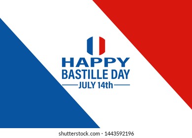 Happy Bastille Day. 14th of July. French National Day