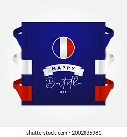 Happy Bastille Day Background Design