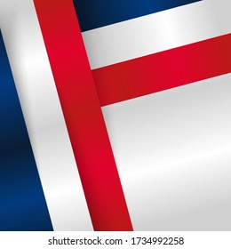 Happy bastille day background illustration vector. French national day illustration