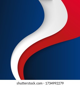 Happy bastille day background illustration vector. French national day illustration