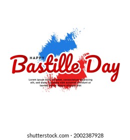 fondo del día de la bastilla feliz, adecuado para afiches, fondos, pegatinas y otros