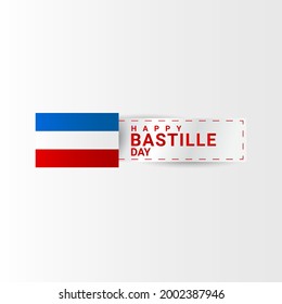 happy bastille day background, suitable for posters, backgrounds, stickers and others