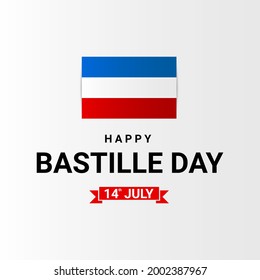 happy bastille day background, suitable for posters, backgrounds, stickers and others
