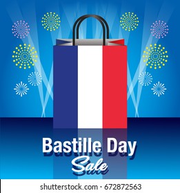 Happy Bastille Day Celebration Banner