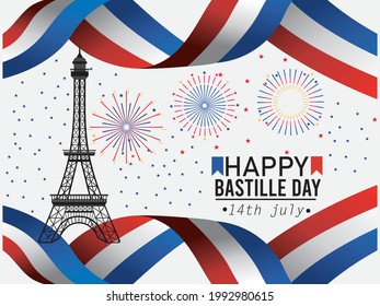 Happy bastille day ,vector file