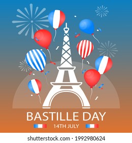 Happy bastille day ,vector file