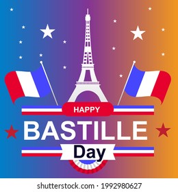 Happy bastille day ,vector file