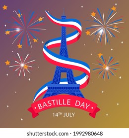 Happy bastille day ,vector file