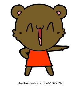 happy bear cartoon