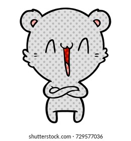 happy bear cartoon
