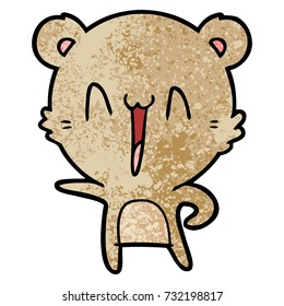 happy bear cartoon