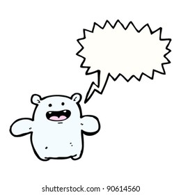 happy bear creature cartoon