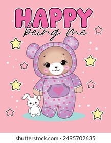 happy bear sleep star magic