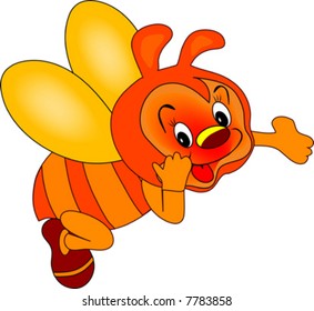 happy bee