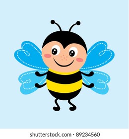 happy bee