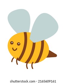 Feliz insecto de abejas. Ilustración del vector