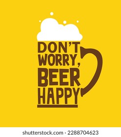 Happy beer day, National Beer Day, vector illustration, flyer, banner, social media post, poster, typography, icons,  October 27th, Get Together, fun Life, friends, beers,  benefits of drinking beer