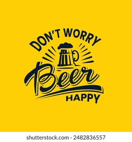 Happy beer day, National Beer Day, vector illustration, flyer, banner, social media post, poster, typography, icons, October 27th, Get Together, fun Life, friends, beers, benefits of drinking beer