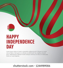 Happy Belarus Independence Day Vector Template Design Illustration