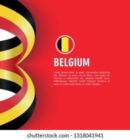 Happy Belgium Independence Day Vector Design Illustration Template.