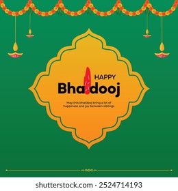 Happy Bhaidooj Post modelo de design