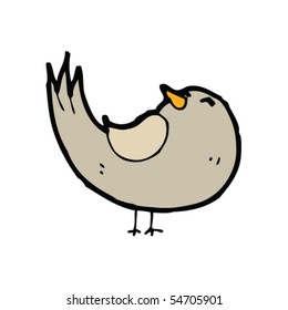 Dibujo feliz de pájaro
