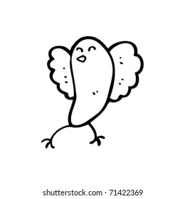 happy bird cartoon
