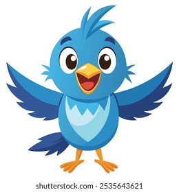 Happy Bird Vector eps file