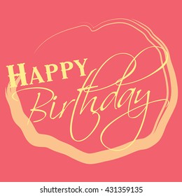 Happy Birth Day card Vector