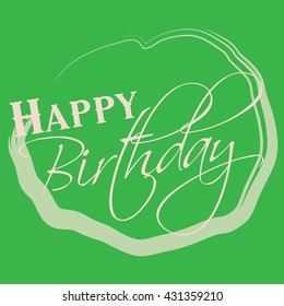 Happy Birth Day card Vector