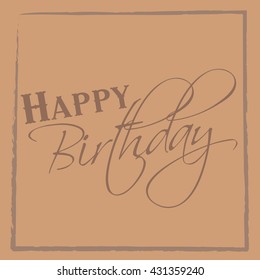 Happy Birth Day card Vector
