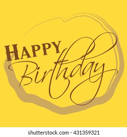 Happy Birth Day card Vector