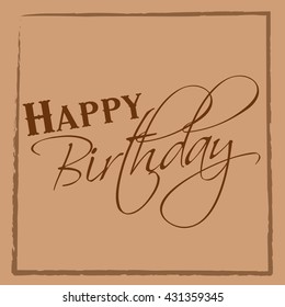 Happy Birth Day card Vector