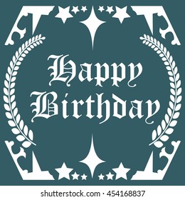 Happy Birth Day card Vector