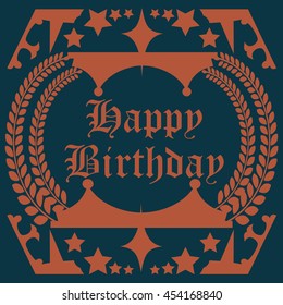 Happy Birth Day card Vector