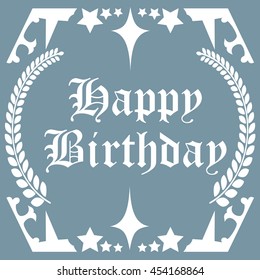 Happy Birth Day card Vector