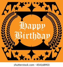 Happy Birth Day card Vector