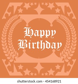 Happy Birth Day card Vector
