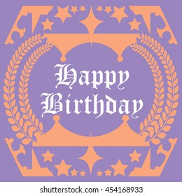 Happy Birth Day card Vector