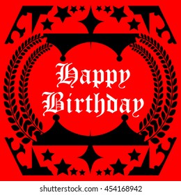 Happy Birth Day card Vector