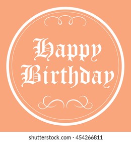 Happy Birth Day card Vector
