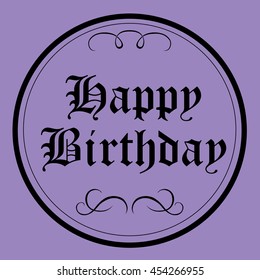 Happy Birth Day card Vector