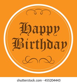 Happy Birth Day card Vector